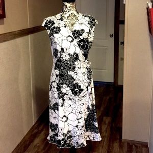 Kate Landry Floral Wrap Dress